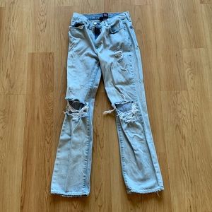 Urban Outfitters BDG Light Wash Bootcut Distressed Jeans